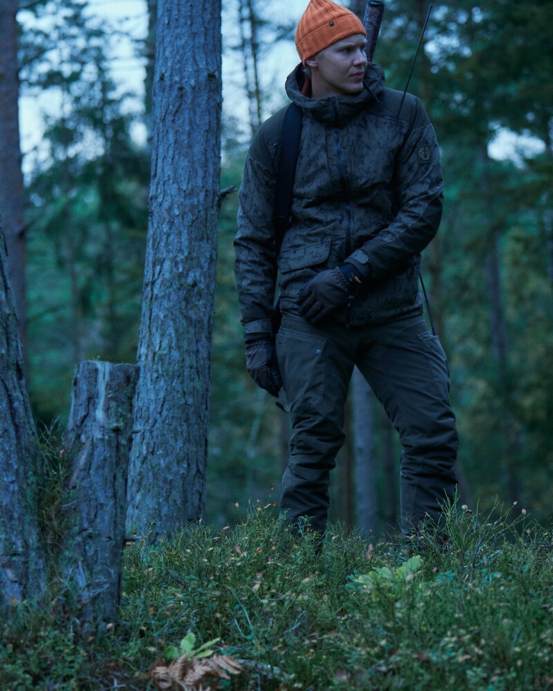 Veste Pointer, olive avec imprimé, taille M, Chevalier