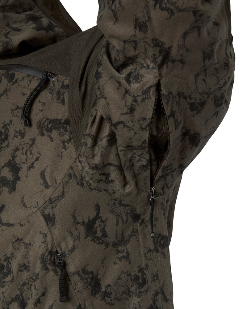 Veste Pointer, olive avec imprimé, taille M, Chevalier