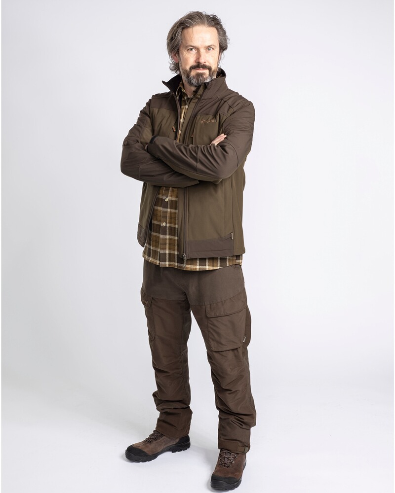 Jacke Smaland Stretch Shell, Pinewood