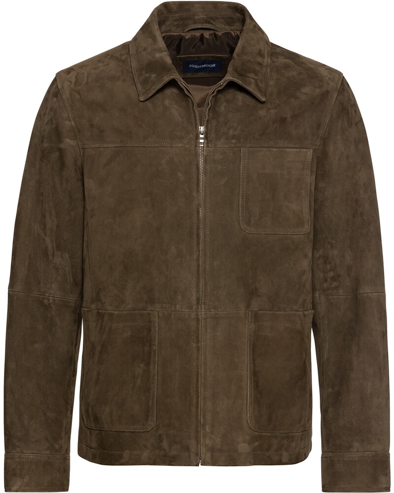 Lederjacke mit Zipper