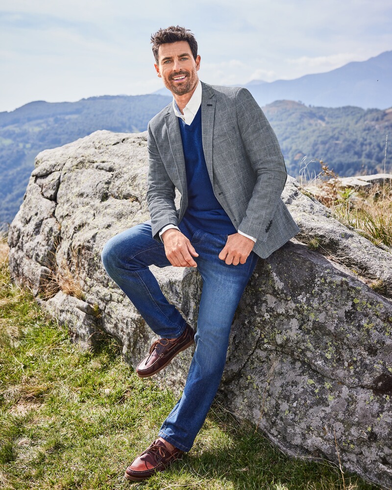 HM jacket blue checked, Highmoor