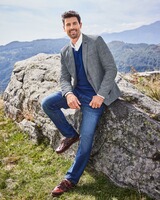HM jacket blue checked, Highmoor