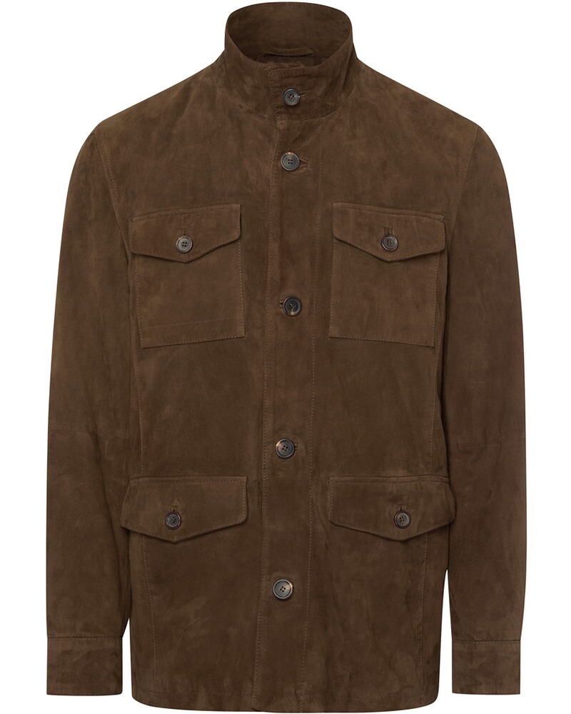 Lederjacke mit Taschen