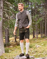 Slim Fit Leinenhemd, Almsach