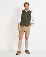 Cordweste mit Print, Almsach
