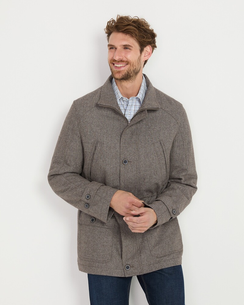 herringbone outdoor jacket, Highmoor