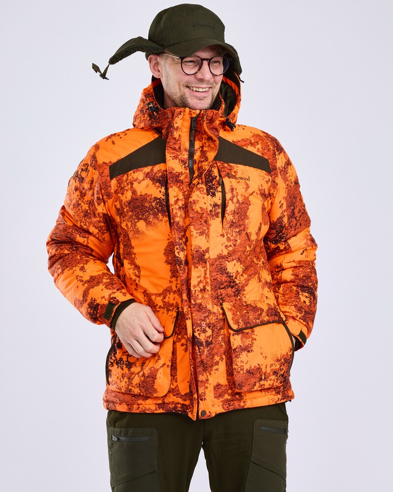 Veste d'hiver Abisko 2.0 orange camouflage, taille S, Pinewood
