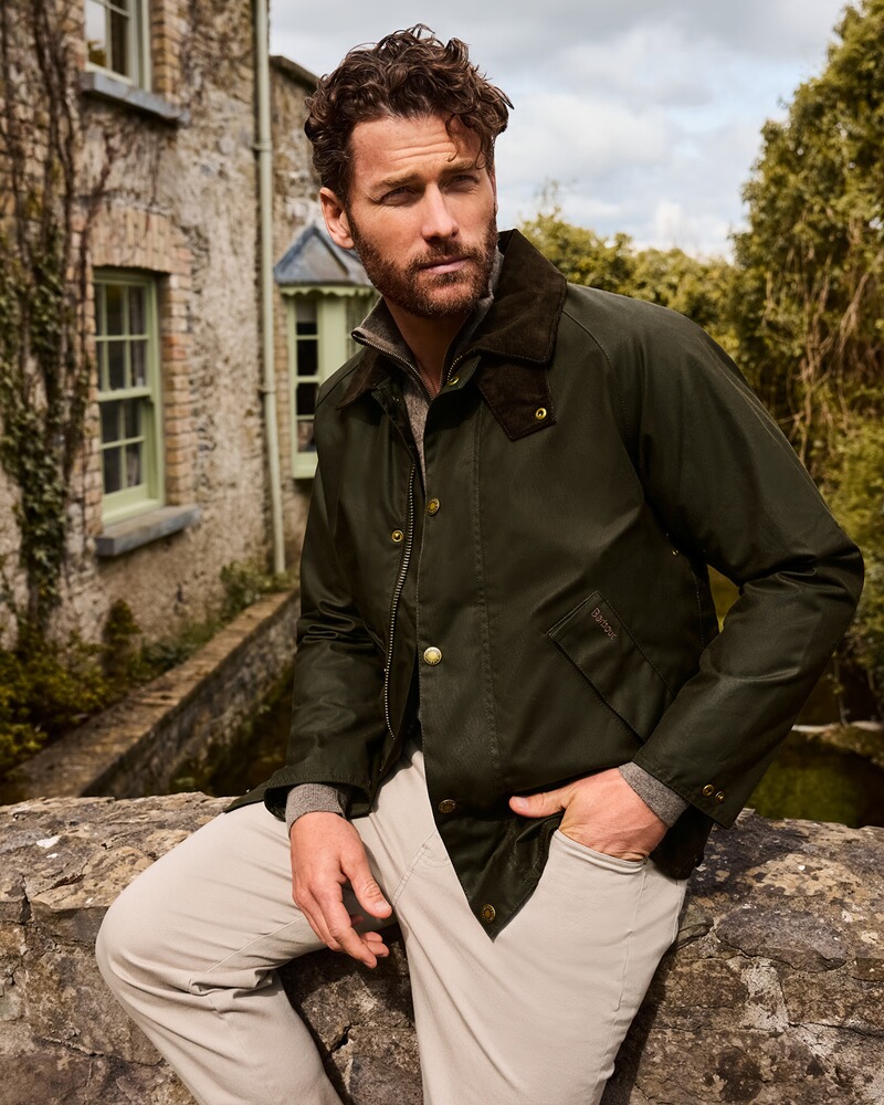 Wachsjacke Harker, Barbour
