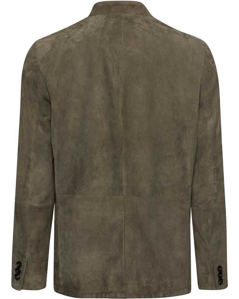 Lederjanker mit Wolldetails, REITMAYER