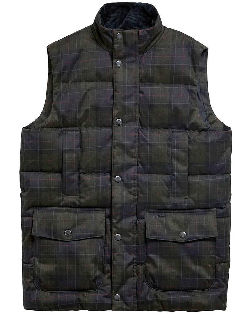 Steppweste Lonnen Tartan Puffer