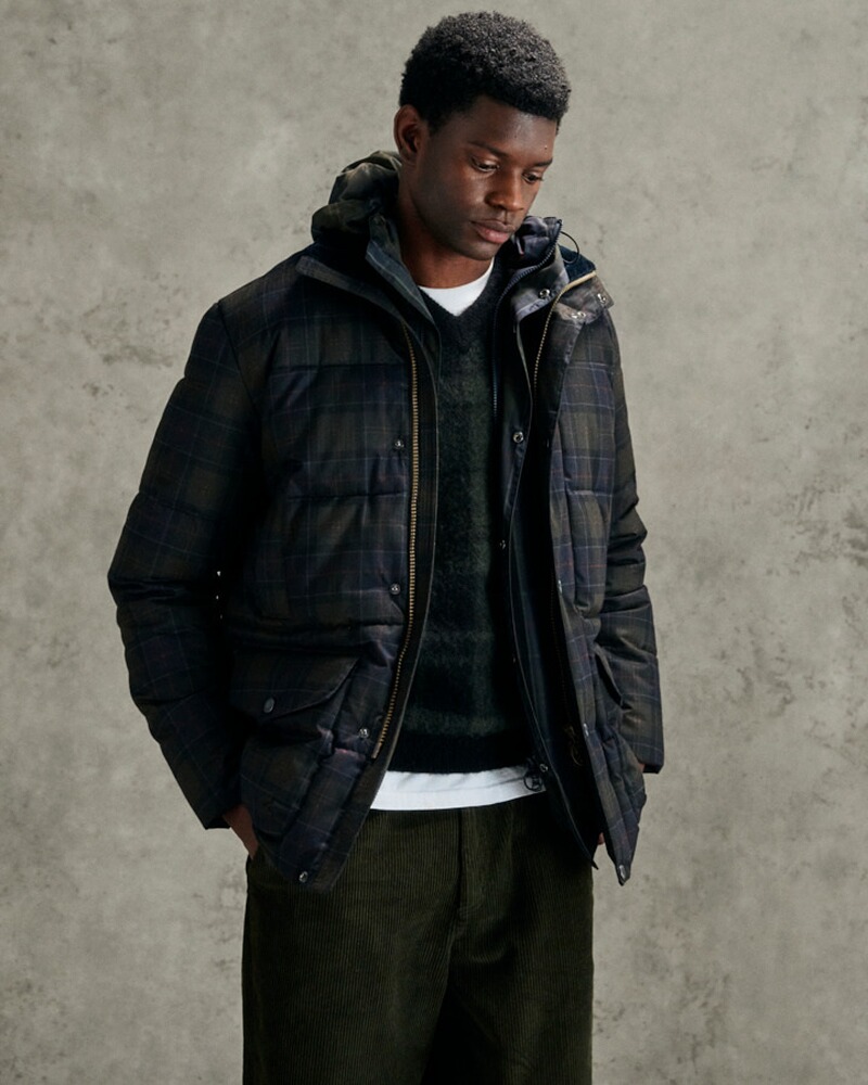 Steppparka Lonnen Tartan, Barbour