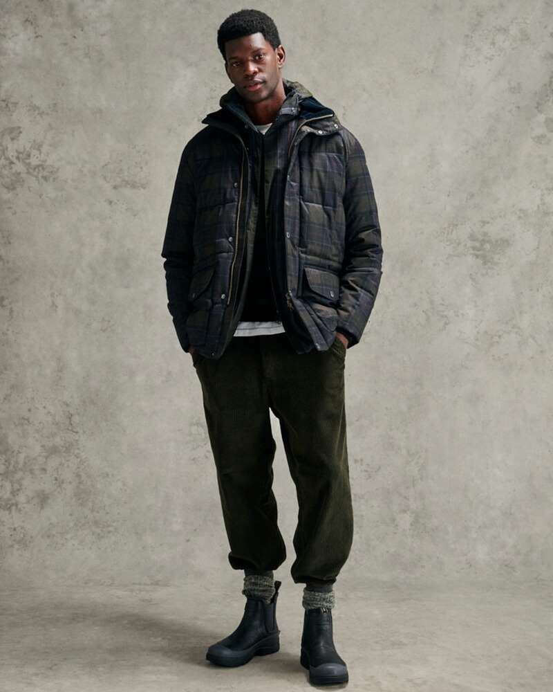 Steppparka Lonnen Tartan, Barbour