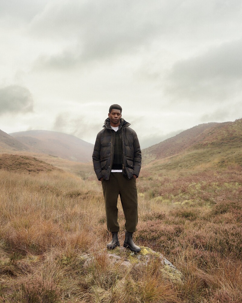 Steppparka Lonnen Tartan, Barbour