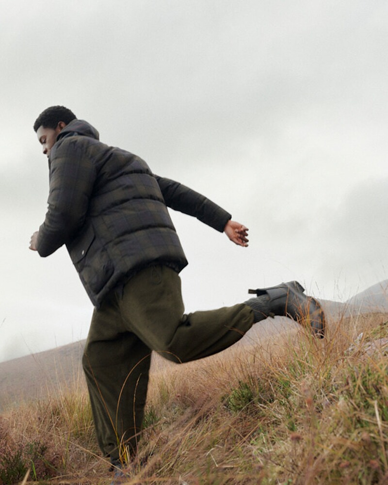 Steppparka Lonnen Tartan, Barbour