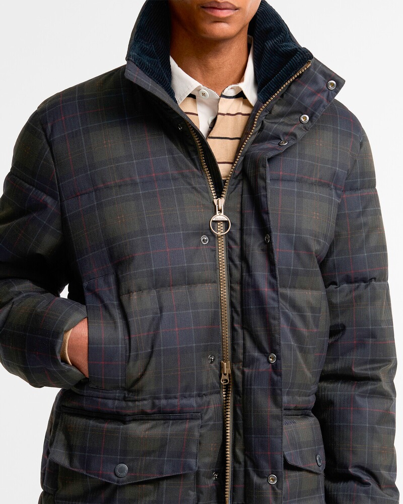 Steppparka Lonnen Tartan, Barbour