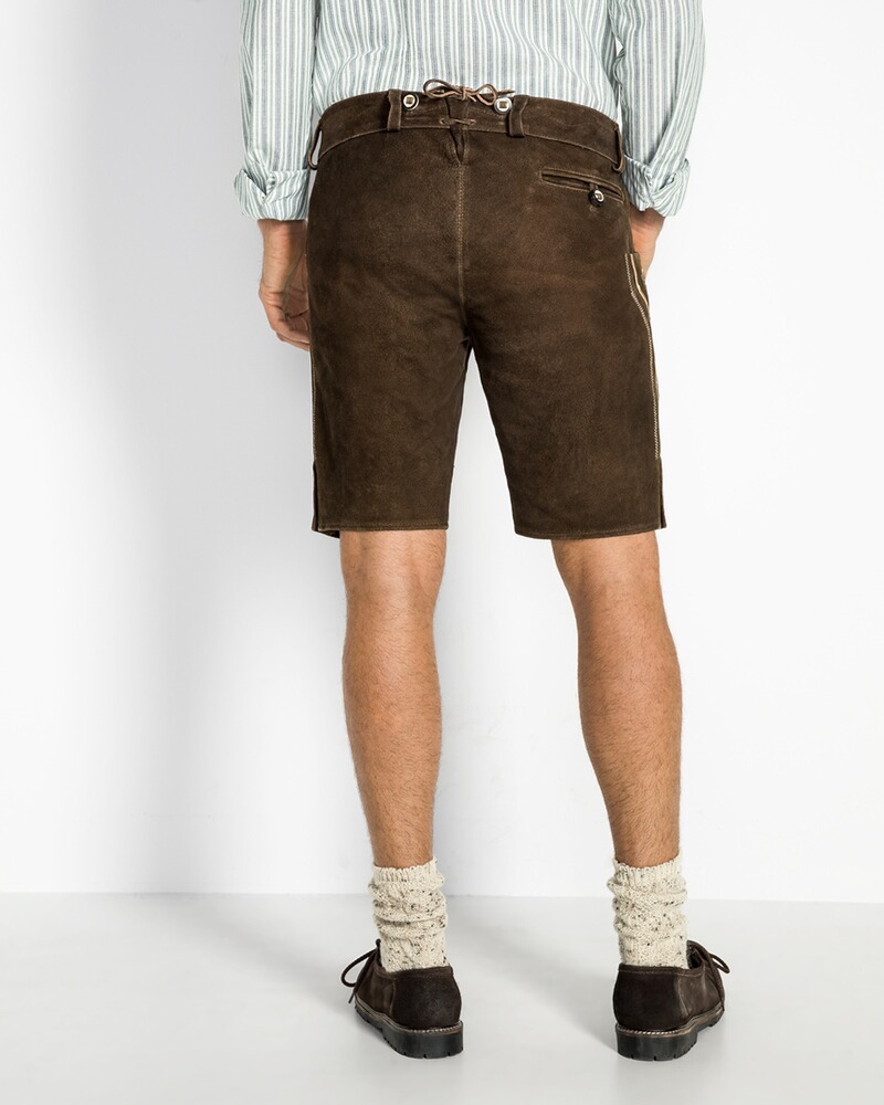 Kurze Lederhose mit Hosenträger, Luis Steindl