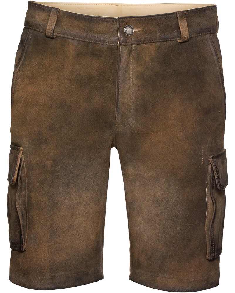Kurze Cargo-Lederhose
