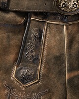Kurze Lederhose mit Gürtel, Luis Steindl
