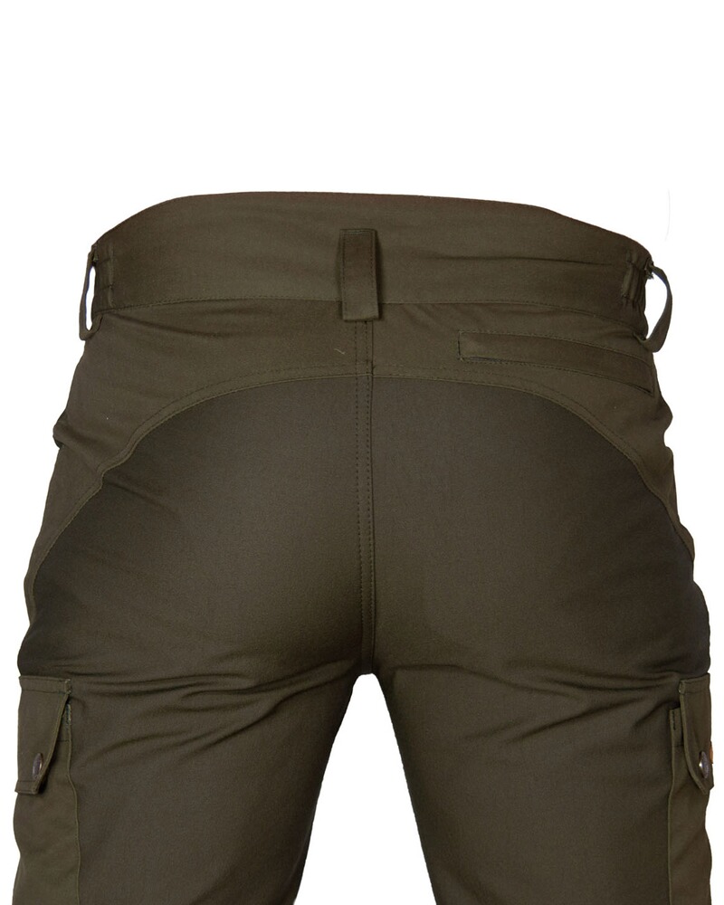 Canvas trousers olive, size 46, Hubertus