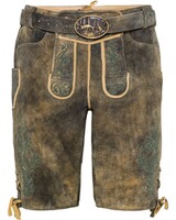 Kurze Lederhose mit Gürtel, Almsach