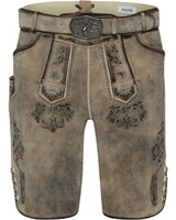 Kurze Lederhose Ostsee mit Gürtel, HANS