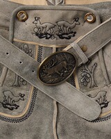 Kurze Lederhose mit Gürtel, REITMAYER