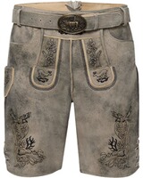 Kurze Lederhose mit Gürtel, REITMAYER