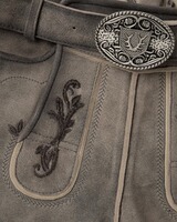 Kurze Lederhose mit Gürtel, Krüger Buam