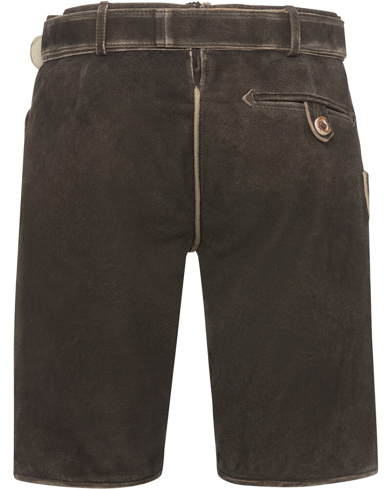 Kurze Lederhose mit Gürtel, Krüger Buam