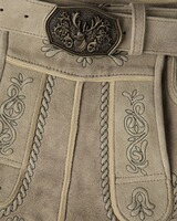 Kurze Lederhose mit Gürtel, Almsach
