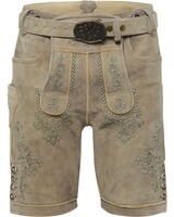 Kurze Lederhose mit Gürtel, Almsach