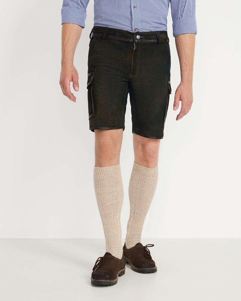 Kurze Cargo-Lederhose, REITMAYER