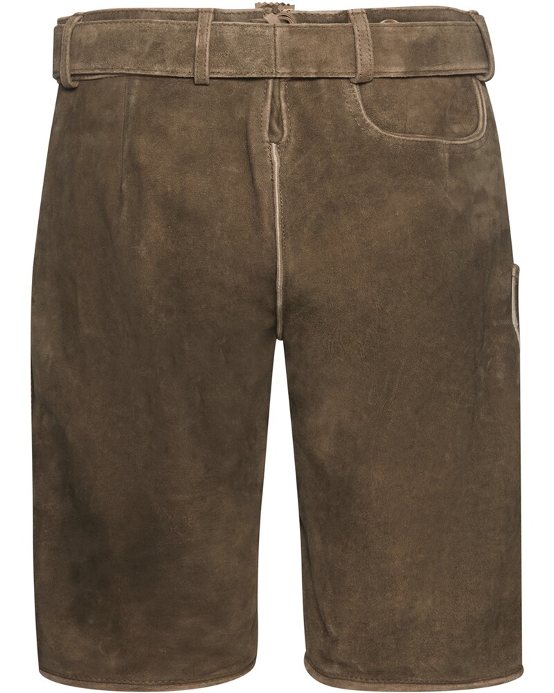 Kurze Lederhose mit Gürtel, Krüger Buam