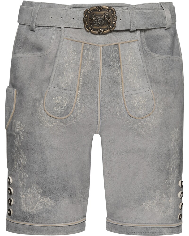 Kurze Lederhose mit Gürtel