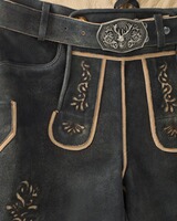 Kurze Lederhose mit Stickerei, Luis Steindl