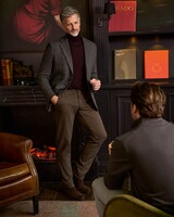 Chino Garvey mit Webstruktur, Club of Comfort