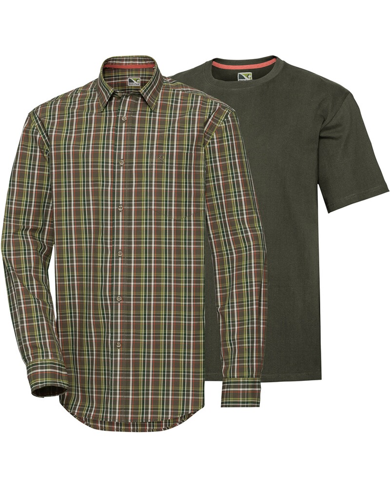Set Jagdhemd mit T-Shirt