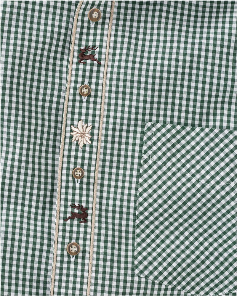 Vichykarohemd mit Krempelarm, Luis Steindl