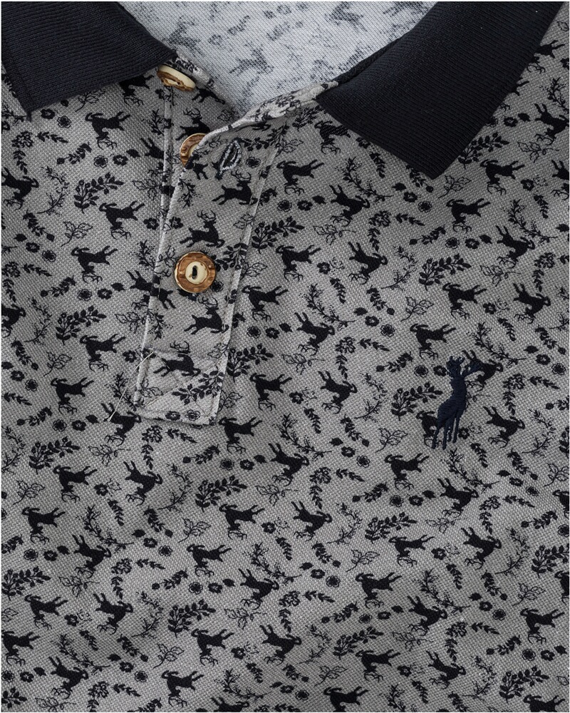 Poloshirt mit Hirsch, Almsach