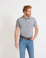 Piqué-Poloshirt mit Hirsch, REITMAYER