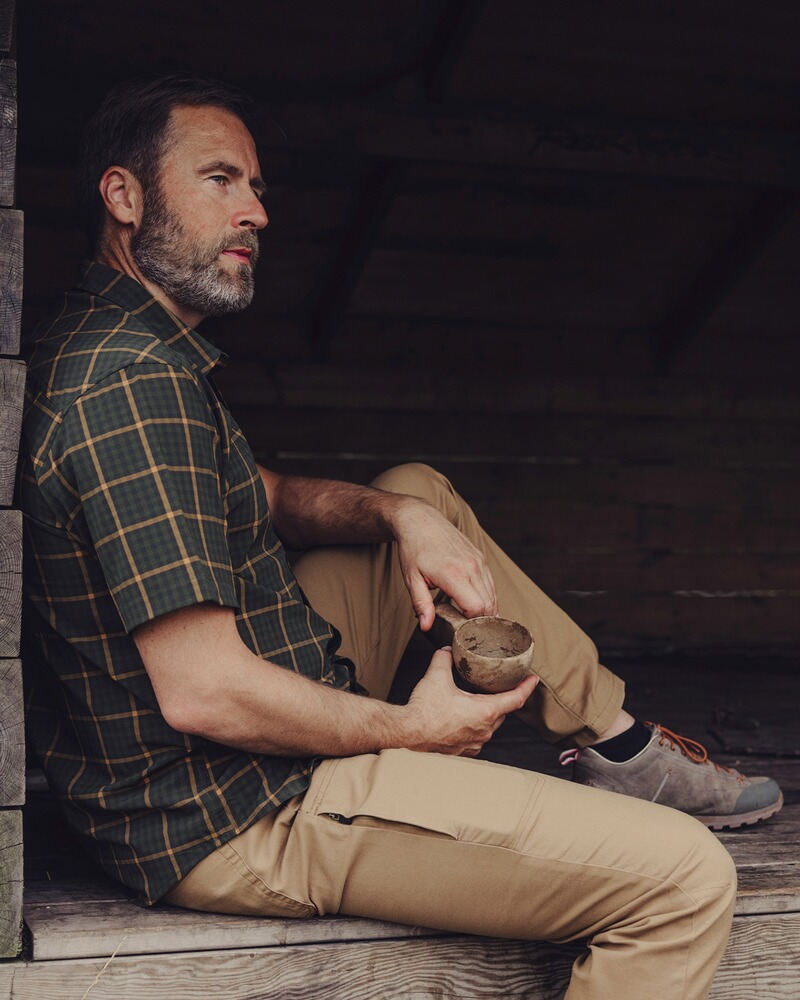 Kurzarmhemd Outdoor, Pinewood