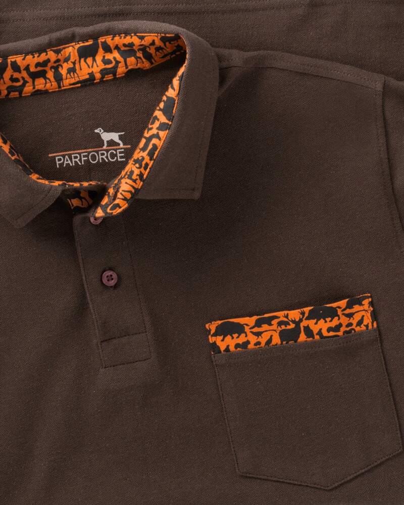Poloshirt Waldtier-Detail, Parforce Essential