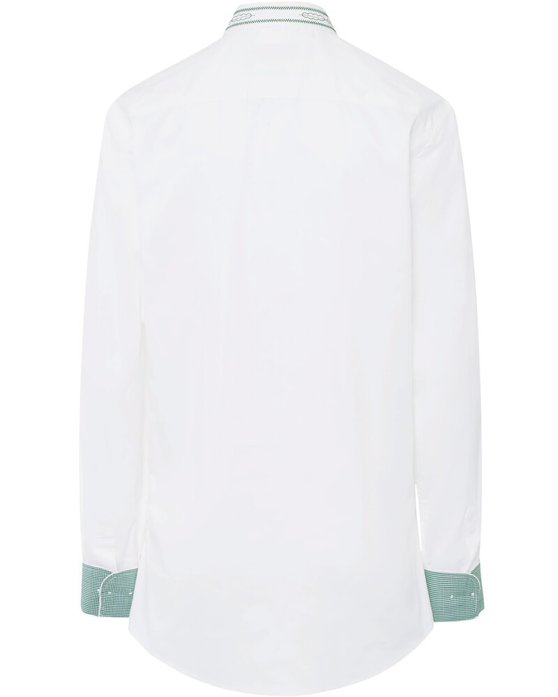 Slim Fit Hemd mit Stickerei, Almsach