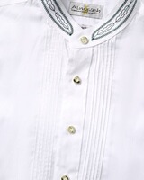 Slim Fit Hemd mit Stickerei, Almsach