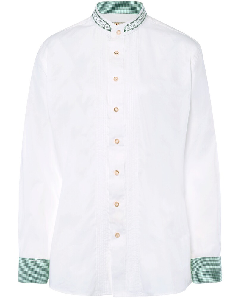 Slim Fit Hemd mit Stickerei