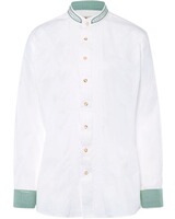 Slim Fit Hemd mit Stickerei, Almsach