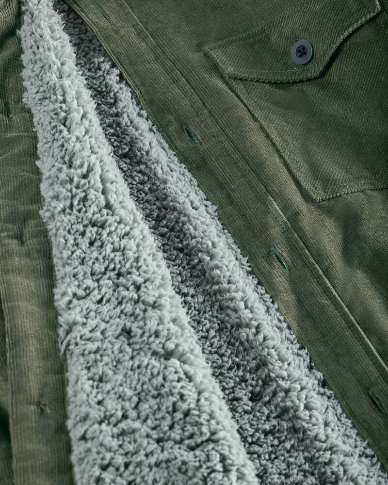 Veste chemise en velours côtelé, Parforce