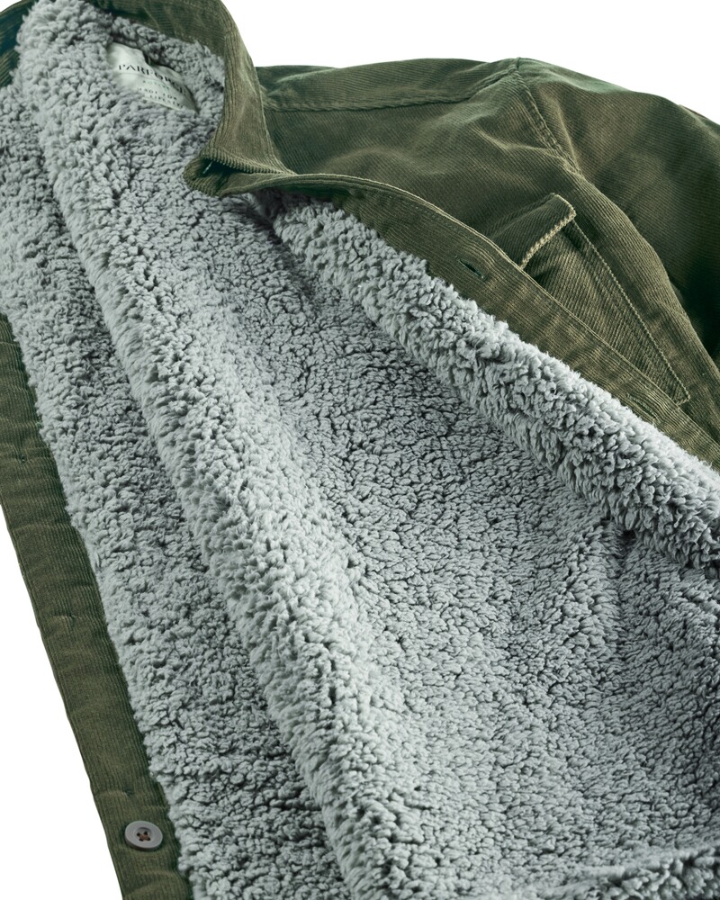 Veste chemise en velours côtelé, Parforce