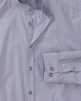 Stehkragenhemd Slim Fit, pure
