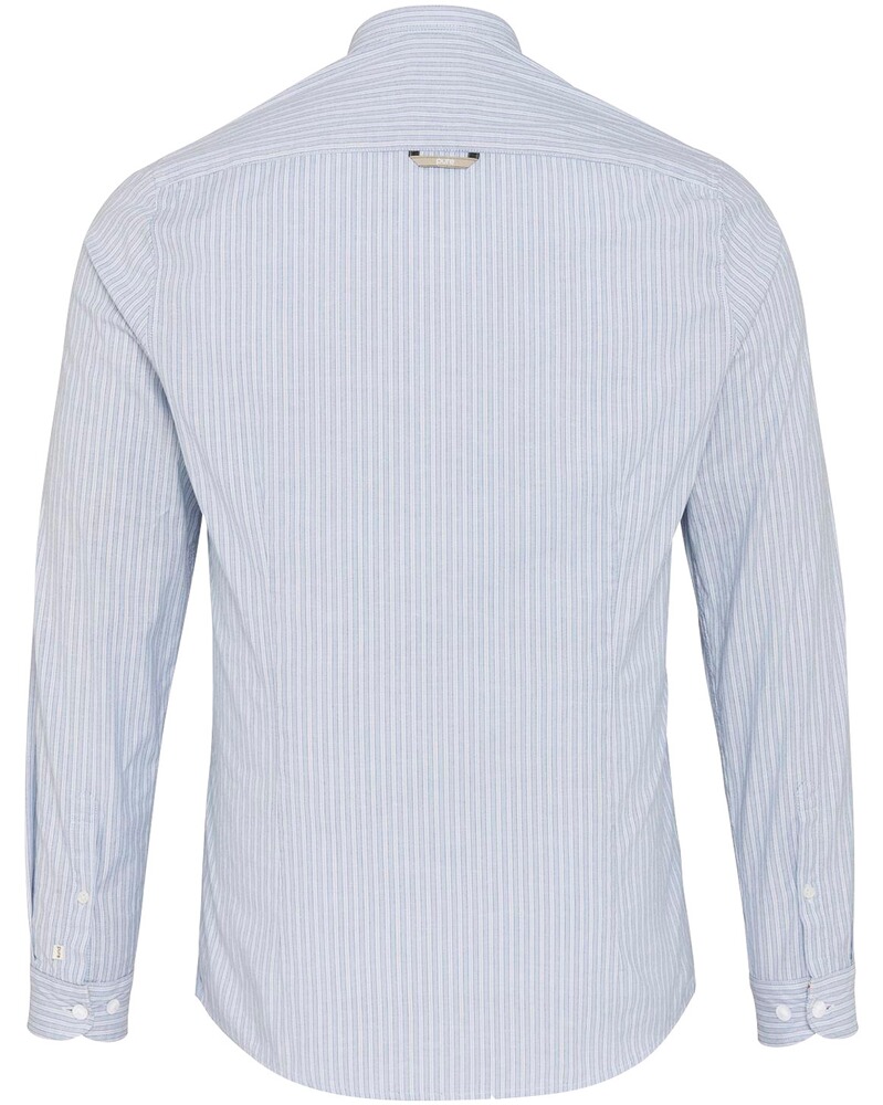 Stehkragenhemd Slim Fit, pure